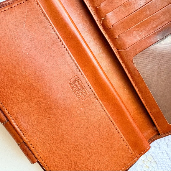 Dooney & Bourke Vintage Brown Leather Kiss Lock Wallet 🦆🤎 - Picture 5 of 7